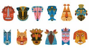 atelier créatif masques africains