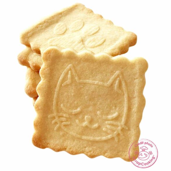 Tampon à Biscuit Chat et emporte-pièce Scrapcooking