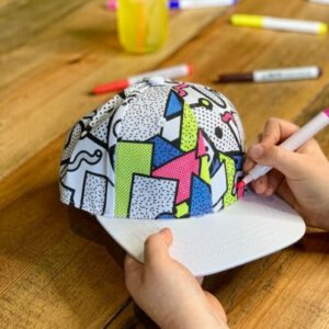 Casquette a colorier Play Café