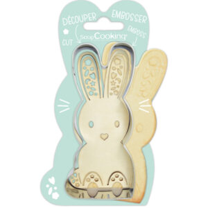 Kit ustensiles emporte pièce decoupoir embosseur lapin enfants patisserie Scrapcooking