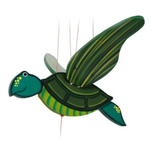 Mobile artisanal en bois – Tortue de Mer Play Café